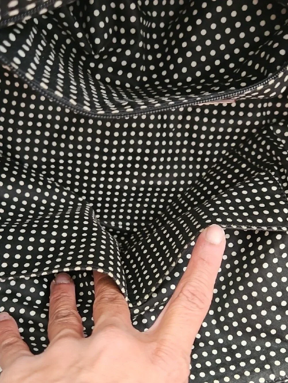 kate spade Black Tote with Tan Handles